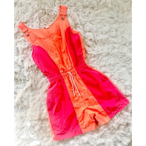 Vintage Pants - NEON Romper Playsuit